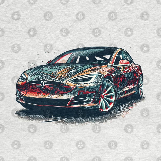 Tesla Model S by Vehicles-Art